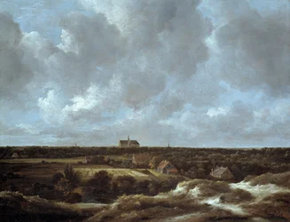 Vue de Haarlem et des champs de blanchiment